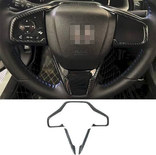 Civic x Steering trims 3 pcs